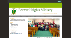 Desktop Screenshot of brewerheightsministry.com