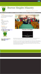 Mobile Screenshot of brewerheightsministry.com